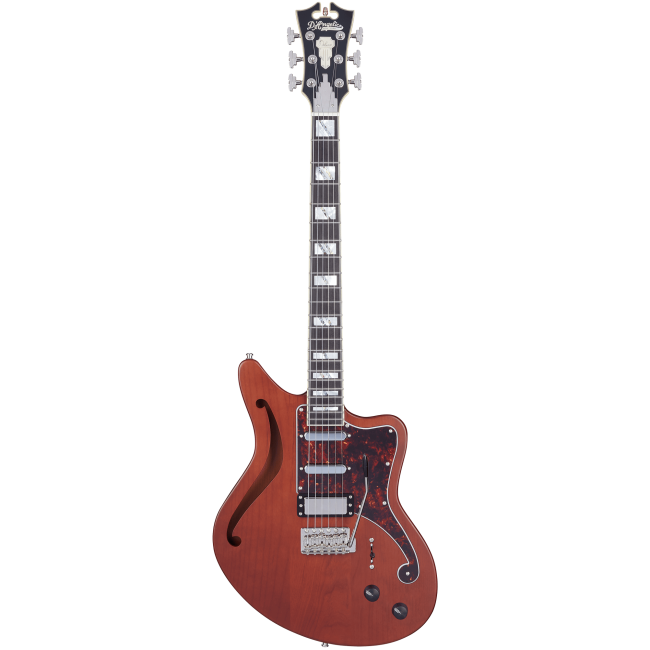 D'Angelico DADBEDSHMWLNTR Deluxe Bedford SH - Matte Walnut